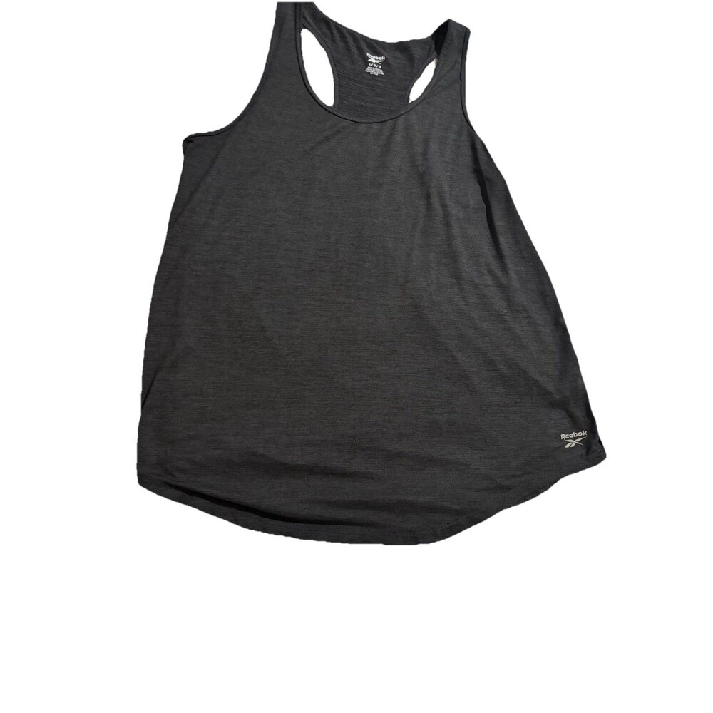 Reebok‎ Tank Top Women's Size Large Gray Athletic Gym Workout Wear Casual Summer - Picture 6 of 6
